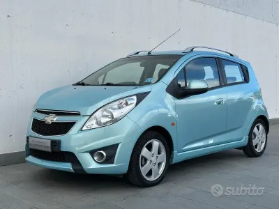 Begagnad Chevrolet Spark LT 81 HK (59 kW) 2010 Blå Halvkombi
