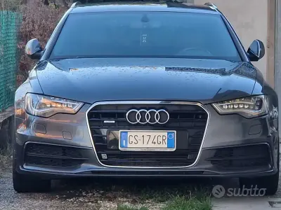 Usata Audi A6 S-Line 204 CV (150 kW) 2014 Grigio Station wagon