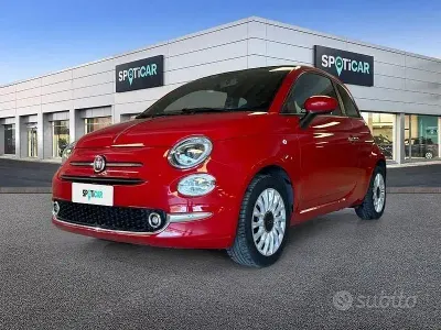 Usata Fiat 500C 70 CV (51 kW) 2021 Rosso Cabrio