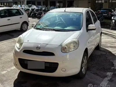Begagnad Nissan Micra 80 HK (58 kW) 2013 Vit Halvkombi