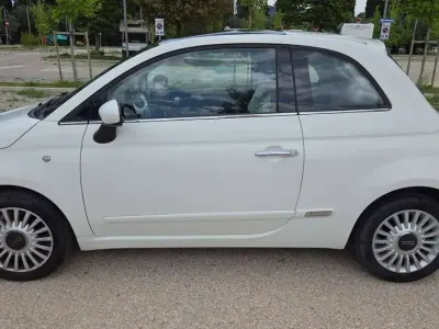 Usata Fiat 500 Lounge 69 CV (50 kW) 2009 Bianco Cabrio