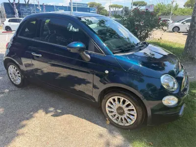 Usata Fiat 500 Lounge 69 CV (50 kW) 2019 Blu/azzurro Utilitaria