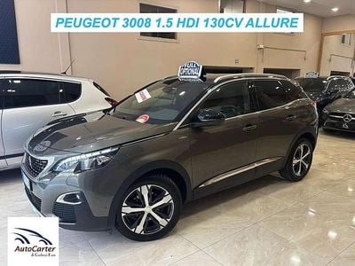Usata Peugeot 3008 GT-line 131 CV (96 kW) 2018 Grigio SUV
