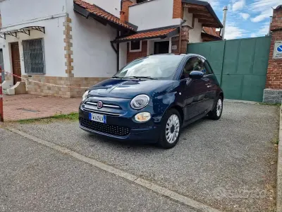 Käytetty Fiat 500 69 HP (50 kW) 2019 Sininen Sedan