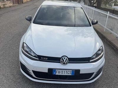 Usata VW Golf VII GTD 184 CV (135 kW) 2017 Bianco