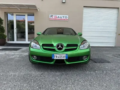Usata Mercedes SLK200 184 CV (135 kW) 2008 Verde Cabrio