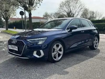 Usata Audi A3 Sport 150 CV (110 kW) 2020 Blu Berlina