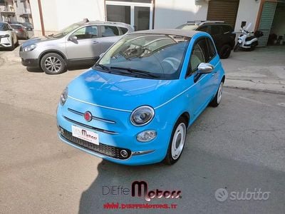 Usata Fiat 500C 69 CV (50 kW) 2019 Blu/azzurro Cabrio