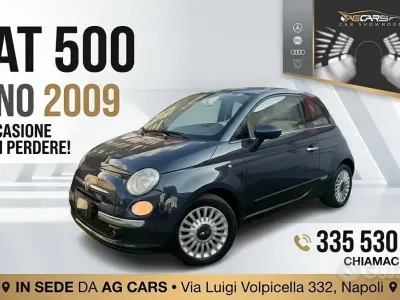 Usata Fiat 500 Pop 69 CV (50 kW) 2009 Blu Cabrio