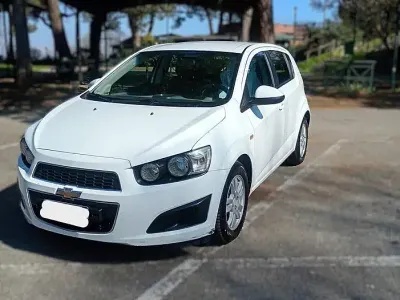 Usata Chevrolet Aveo LTZ 86 CV (63 kW) 2011 Bianco Berlina