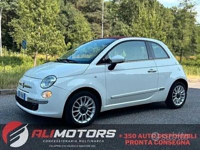Usata Fiat 500C Lounge 69 CV (50 kW) 2011 Bianco Cabrio