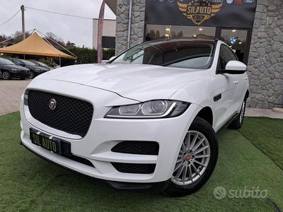 Usata Jaguar F-Pace Portfolio 163 CV (119 kW) 2018 Bianco SUV