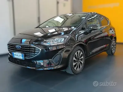 Usata Ford Fiesta Titanium 125 CV (91 kW) 2022 Nero Utilitaria