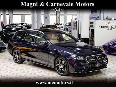 Usata Mercedes E43 AMG AMG 401 CV (294 kW) 2018 Blu cavansite Berlina