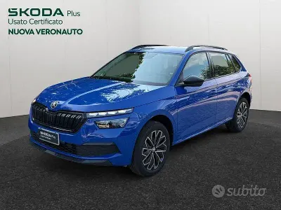 Usata Skoda Kamiq 95 CV (69 kW) 2023 Blu/azzurro SUV