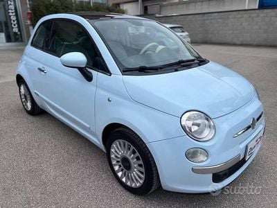 Usata Fiat 500 Lounge 69 CV (50 kW) 2009 Blu Cabrio