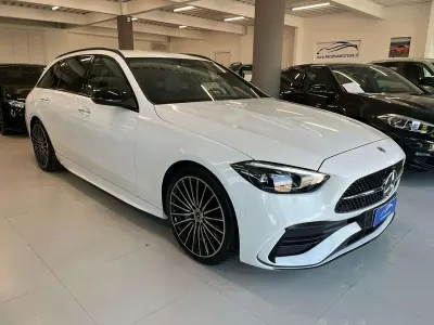 Usata Mercedes C220 Premium Plus 200 CV (147 kW) 2022 Bianco lucido Station wagon