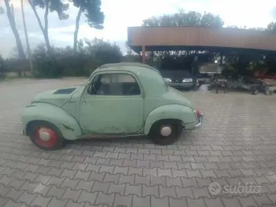 Usata Fiat 500C 1950 Verde Cabrio