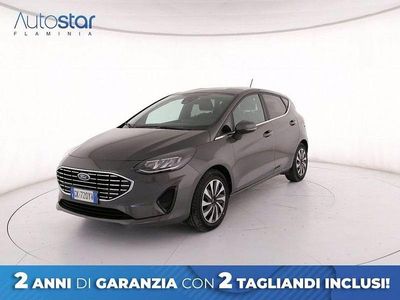 Usata Ford Fiesta Titanium 125 CV (91 kW) 2022 Grigio Utilitaria