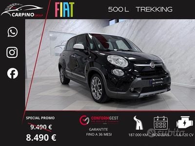 Usata Fiat 500L Trekking 120 CV (88 kW) 2015 Nero Monovolume