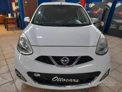 Usata Nissan Micra Tekna 80 CV (58 kW) 2015 Bianco Utilitaria