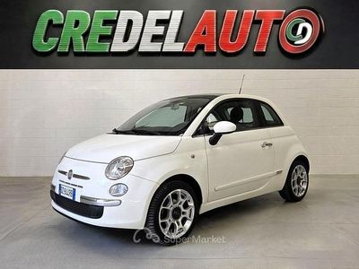 Usata Fiat 500 69 CV (50 kW) 2009 Bianco Cabrio
