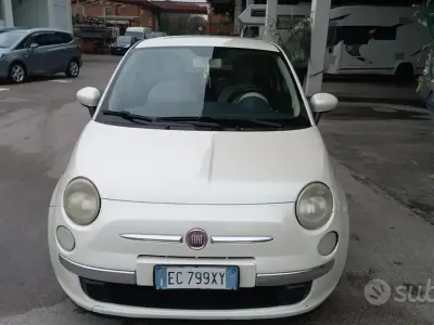 Usata Fiat 500 Sport 69 CV (50 kW) 2010 Bianco Berlina