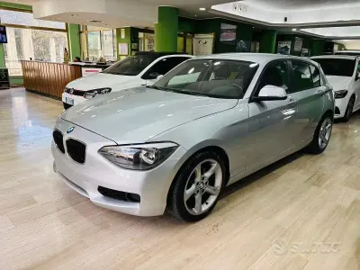 Usata BMW 116 Efficient Dynamics 116 CV (85 kW) 2014 Argento Utilitaria
