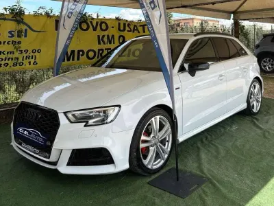 Usata Audi A3 S-Line 150 CV (110 kW) 2017 Bianco Berlina
