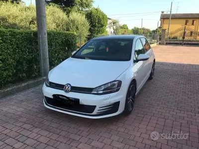 Usata VW Golf VII GTD 184 CV (135 kW) 2015 Bianco Berlina