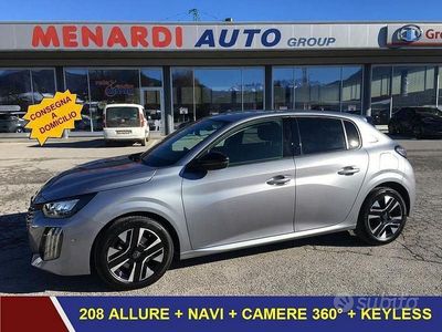 Usata Peugeot 208 Allure 101 CV (74 kW) 2024 Grigio Utilitaria