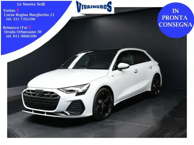 Ny Audi A3 S-line plus 150 HK (110 kW) 2025 Hvid Sedan