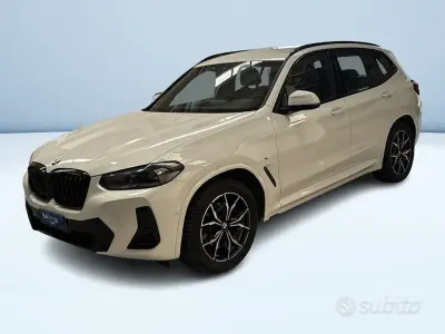 Usata BMW X3 M Sport 190 CV (139 kW) 2022 Bianco pastello SUV