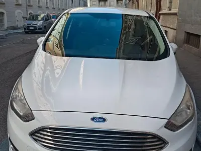 Usata Ford C-MAX Titanium 120 CV (88 kW) 2018 Bianco Monovolume