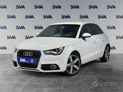 Usata Audi A1 Sportback 122 CV (89 kW) 2012 Bianco Utilitaria