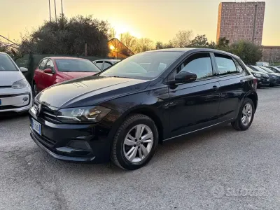 Usata VW Polo Comfortline 80 CV (58 kW) 2019 Nero Utilitaria