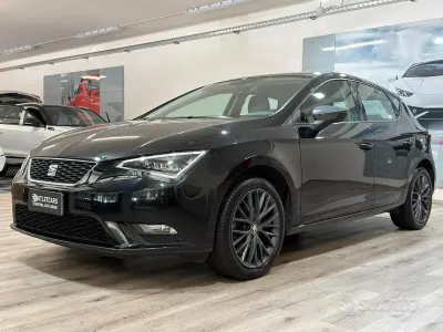 Usata Seat Leon Style 110 CV (80 kW) 2015 Nero Berlina