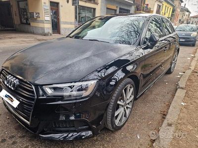 Usata Audi A3 Admired 131 CV (96 kW) 2019 Nero Berlina