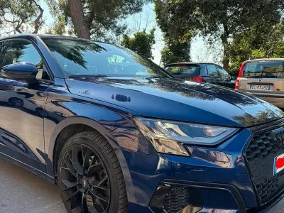 Usata Audi A3 150 CV (110 kW) 2020 Blu Berlina