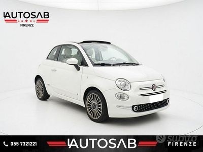 Usata Fiat 500C Lounge 95 CV (69 kW) 2016 Bianco Cabrio