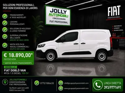 Nuova Fiat Doblò 101 CV (74 kW) 2026 Bianco Monovolume
