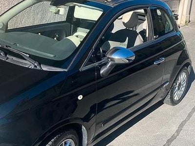Usata Fiat 500C Lounge 69 CV (50 kW) 2013 Nero Cabrio