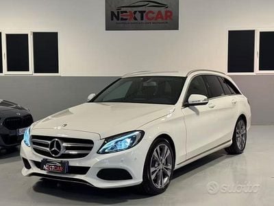 Usata Mercedes C250 204 CV (150 kW) 2015 Bianco Station wagon