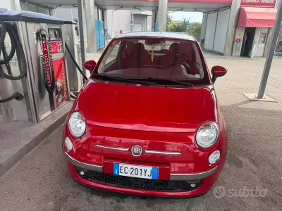Usata Fiat 500 75 CV (55 kW) 2010 Rosso Berlina