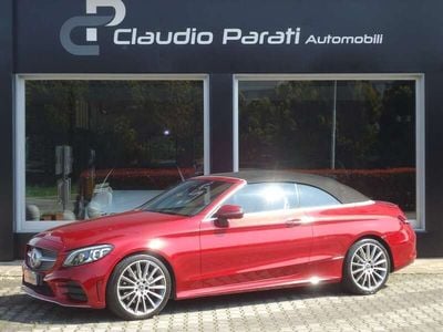 Usata Mercedes C220 Premium Plus 194 CV (142 kW) 2019 Rosso Cabrio