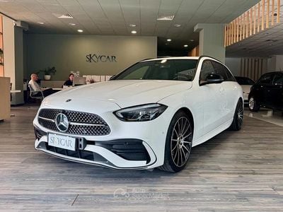Usata Mercedes C220 AMG Line Premium 200 CV (147 kW) 2024 Bianco Station wagon