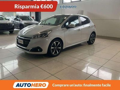 Usata Peugeot 208 Signature Sky 102 CV (75 kW) 2020 Bianco Utilitaria