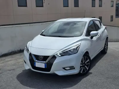 Usata Nissan Micra Tekna 90 CV (66 kW) 2018 Bianco Utilitaria
