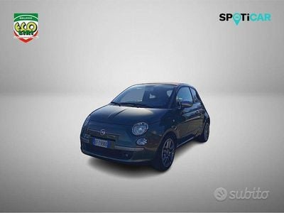 Usata Fiat 500C Lounge 95 CV (69 kW) 2010 Verde Cabrio