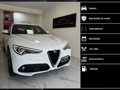 Usata Alfa Romeo Stelvio Business 190 CV (139 kW) 2022 Bianco SUV